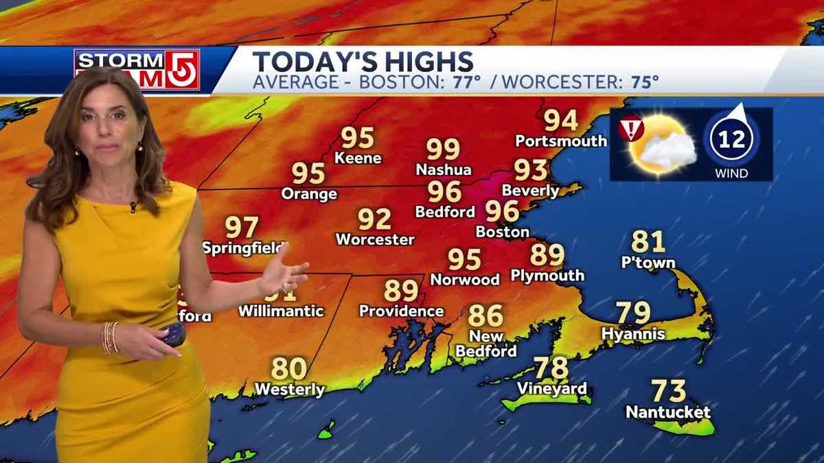 Video: Temps soar into 90s during 2nd day of heat wave