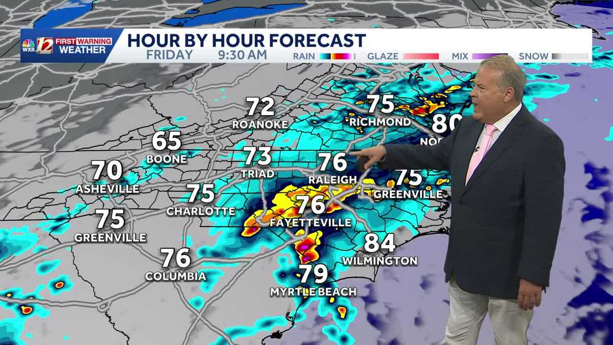 Hotter highs return to the Piedmont in North Carolina | Arthur is no longer tropical