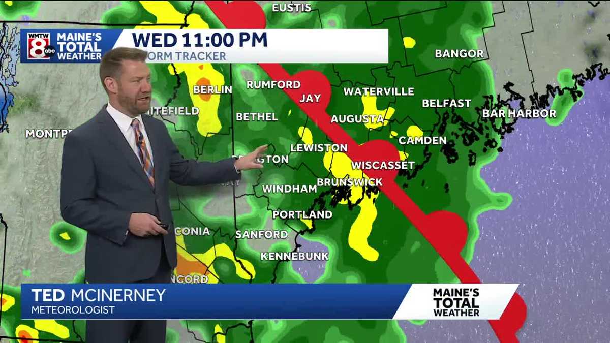 Tracking rain and gusty winds