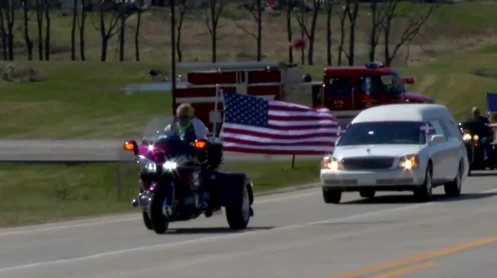 Funeral held for officer killed at Anamosa State Penitentiary