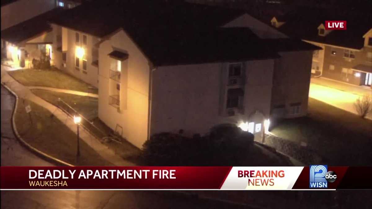 Person dies in fire at Waukesha apartment complex