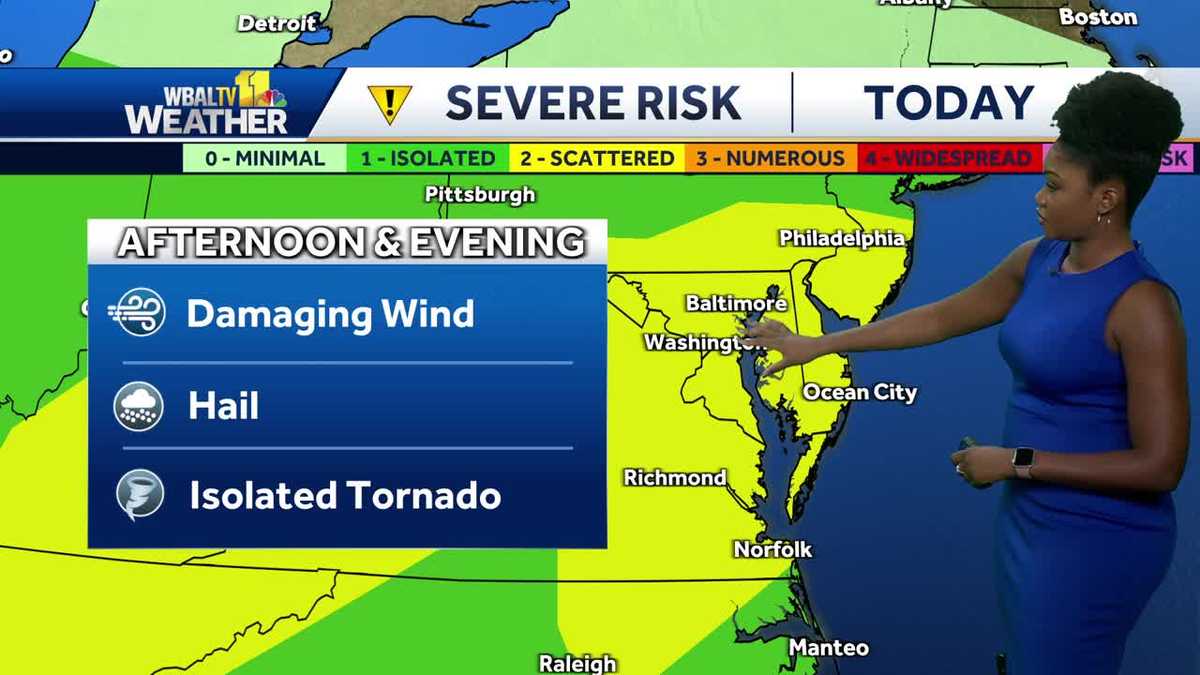 Scattered T-storms are likely this afternoon and evening