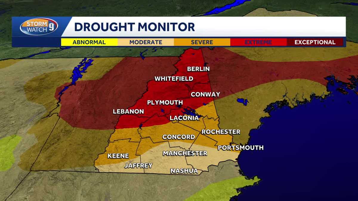 More than half of New Hampshire seeing extreme drought conditions