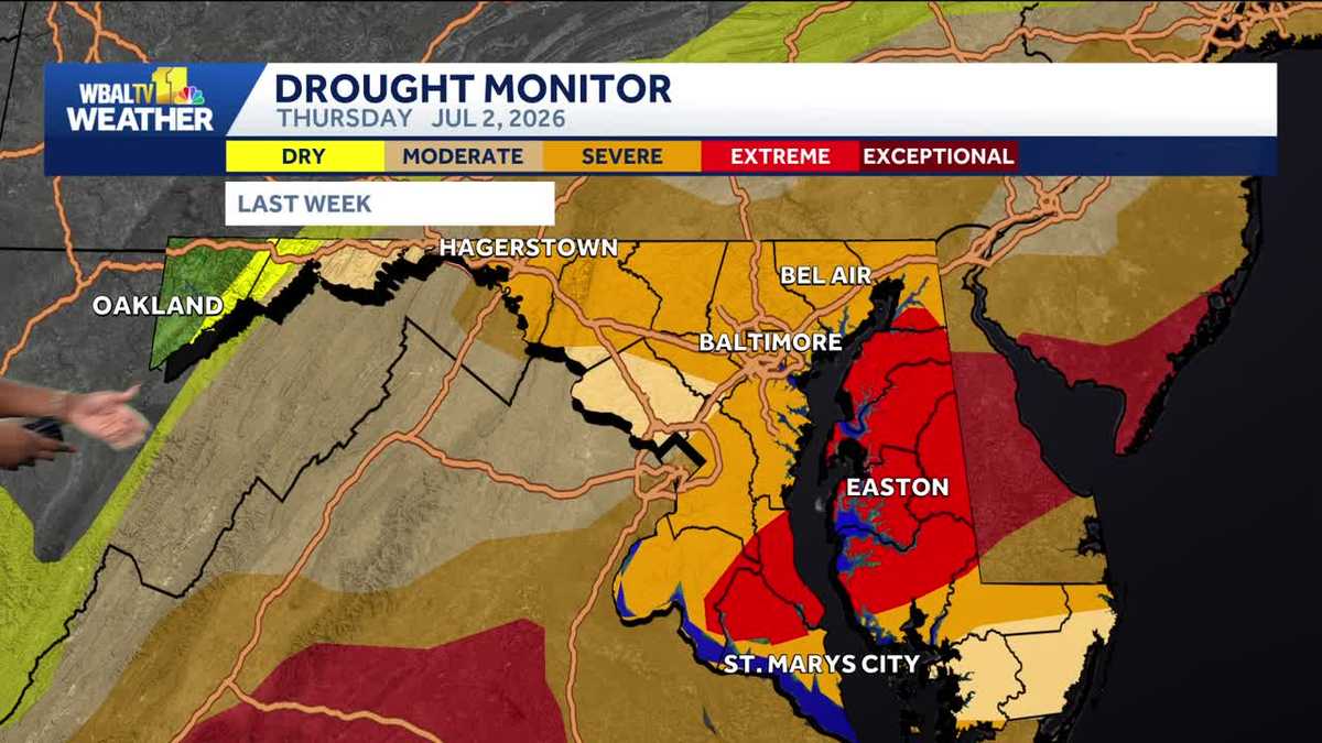 More rain needed to fight Maryland drought