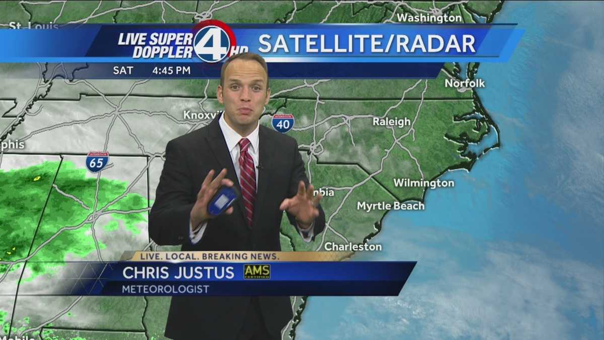Clouds move in overnight