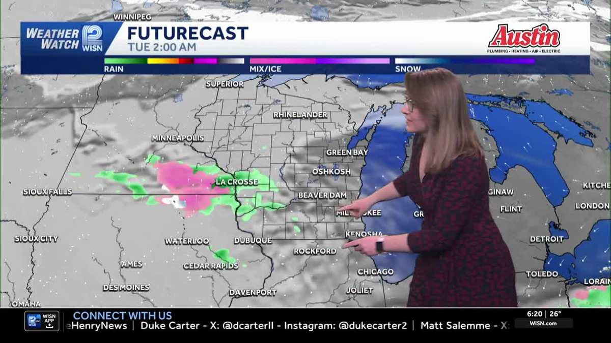 Rounds of rain this week in SE Wisconsin