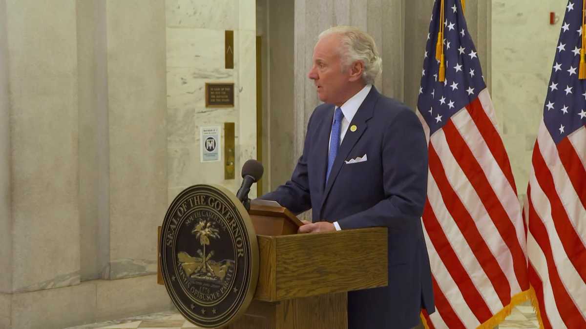 South Carolina Governor talks about latest COVID19 spike