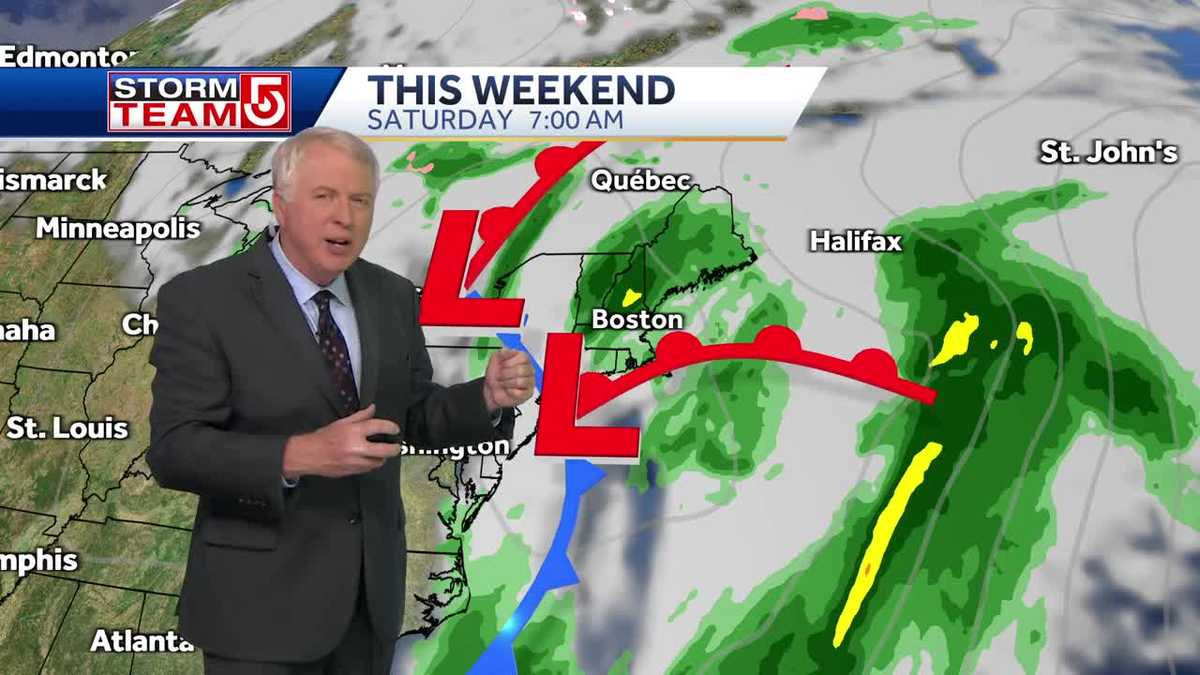 Video: Weekend storm to bring rain with wind behind it