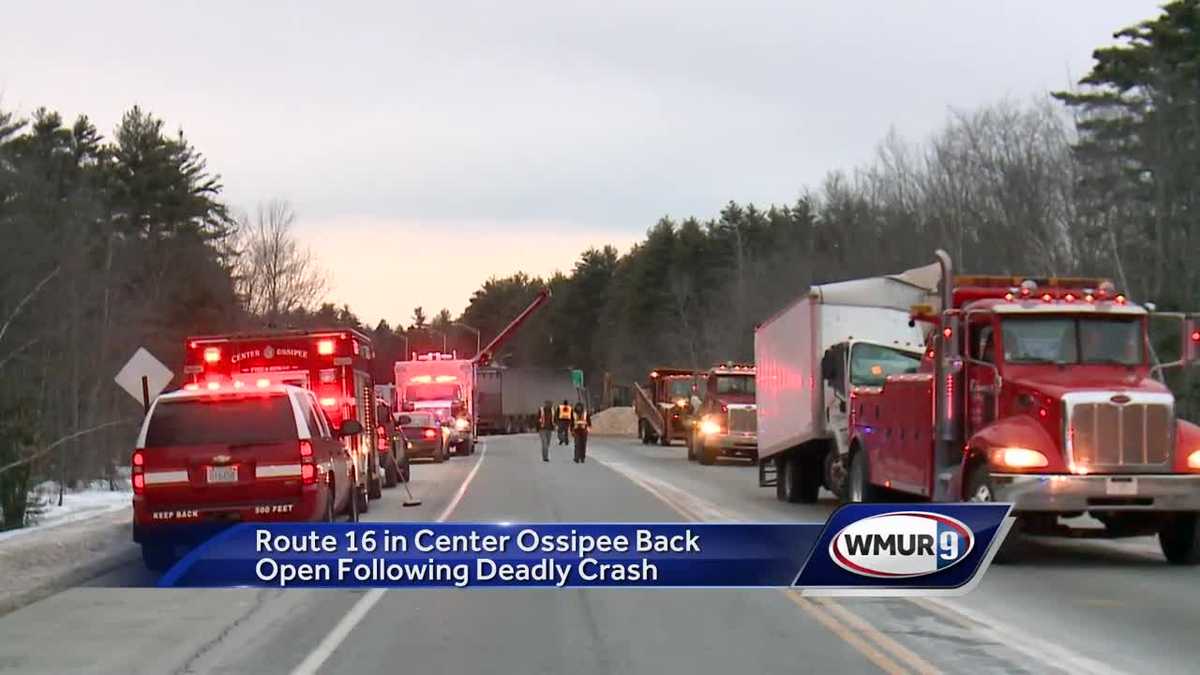 Route 16 in Center Ossipee back open after fatal crash