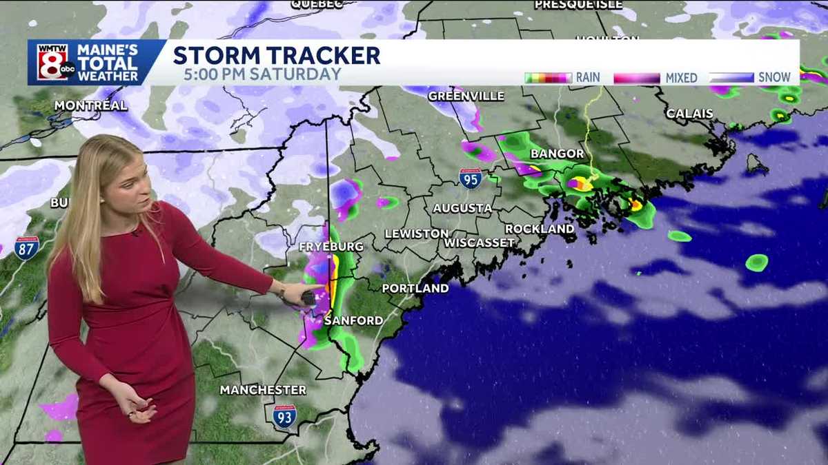 Clearing out for today with isolated showers possible this afternoon