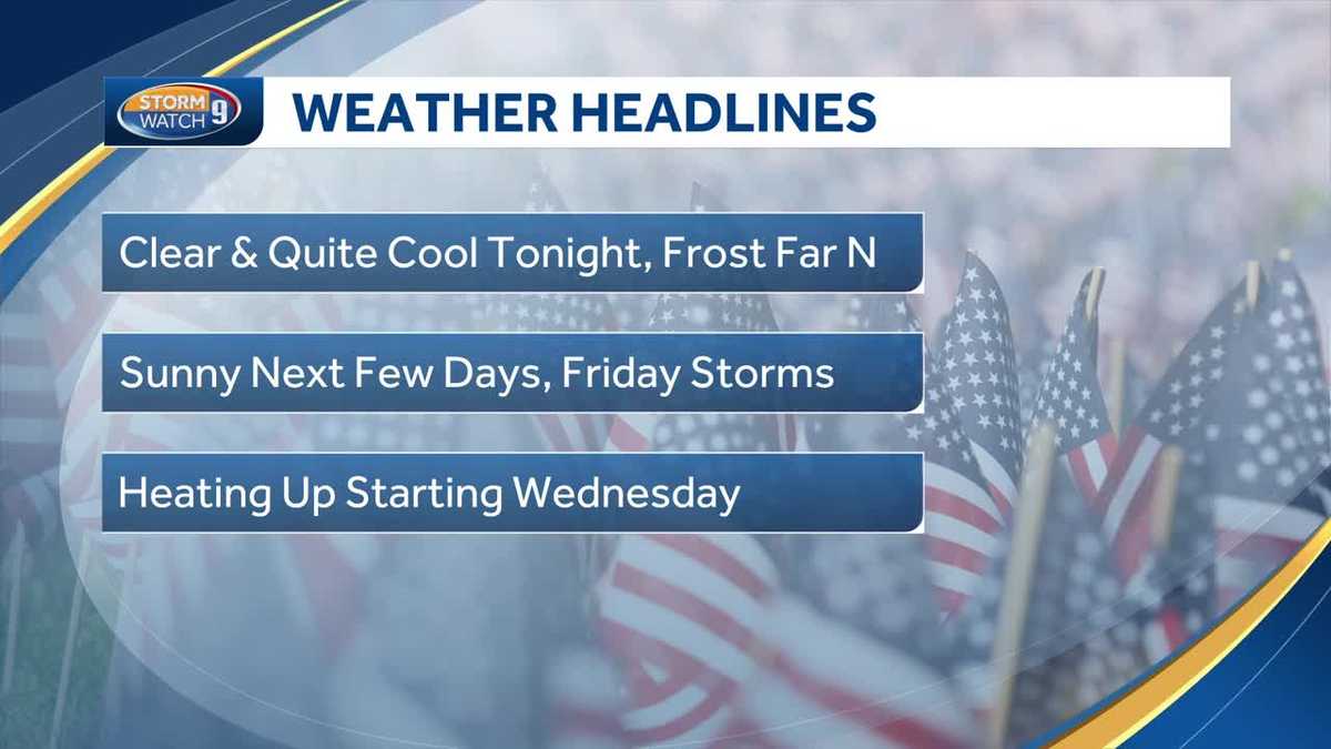 Video: more sun and heat on the way