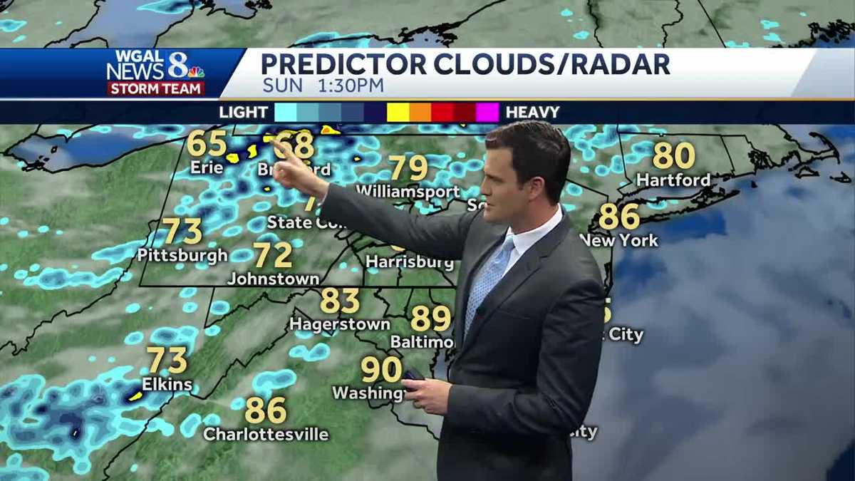 Another round of showers and storms possible today