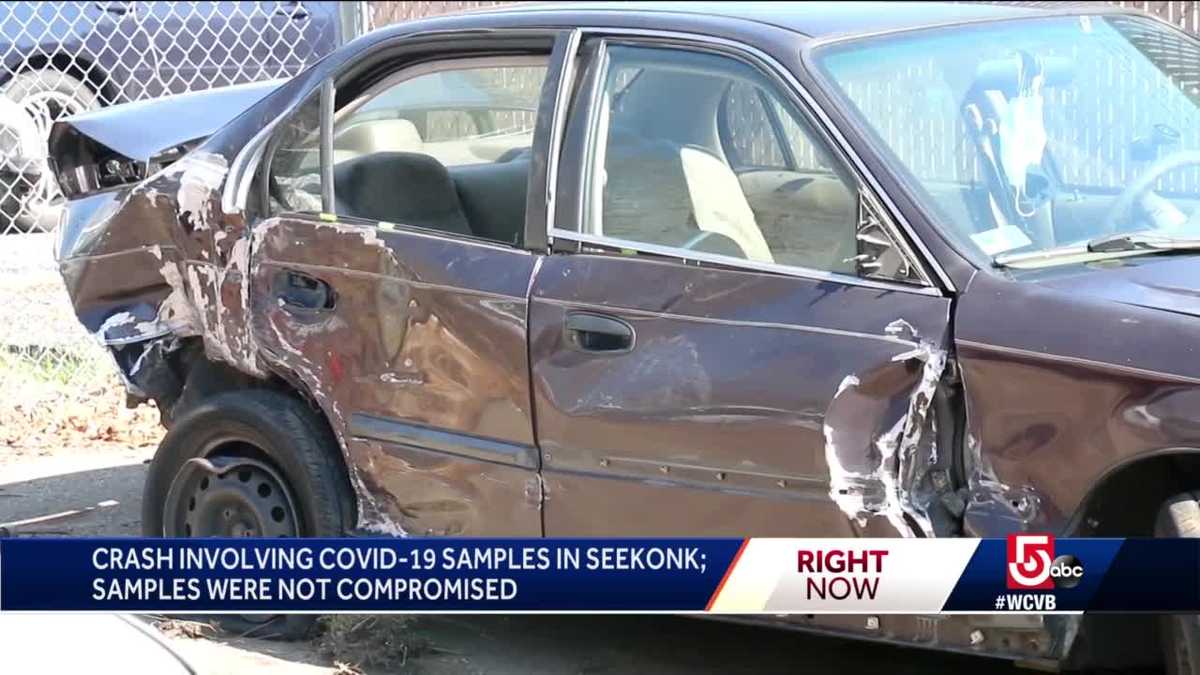 Vehicle carrying COVID-19 samples involved in I-195 crash Vehicle carrying COVID-19 samples involved in I-195 crash