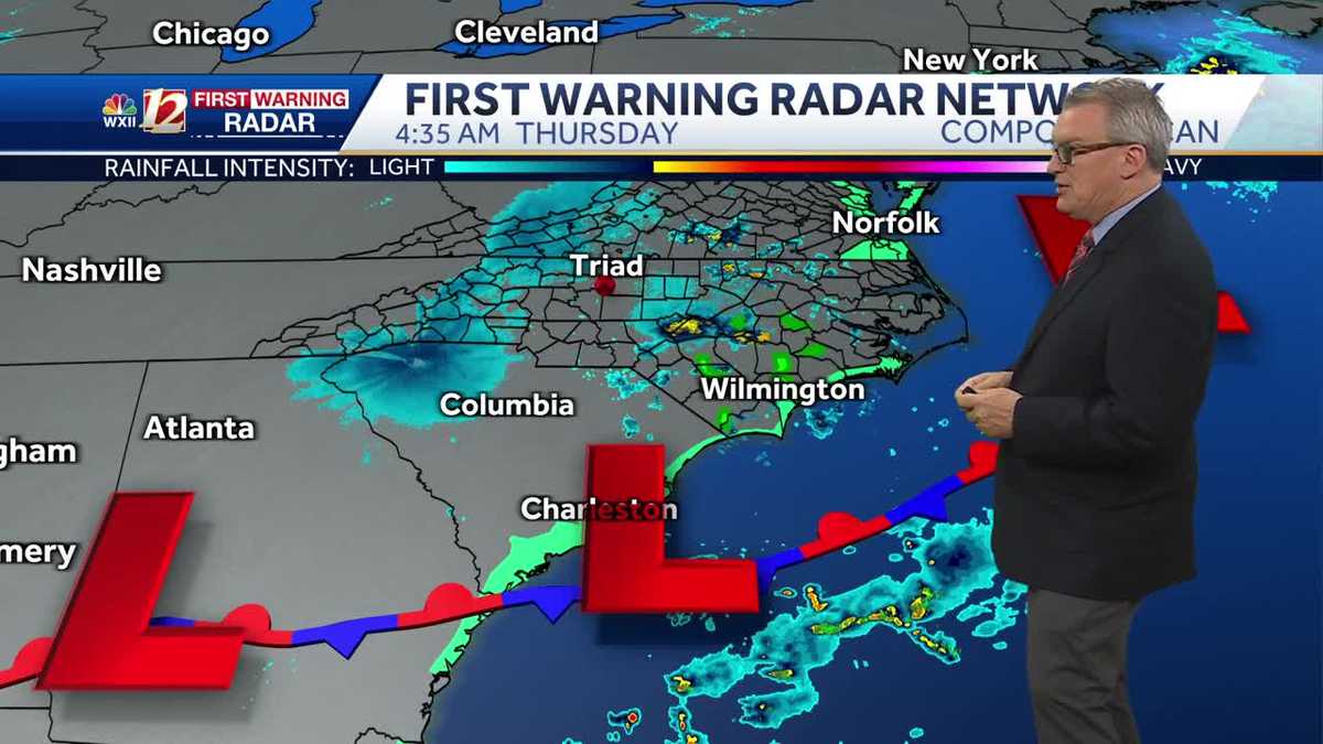 WATCH: Falling Triad rain chances, warm summer days - WXII