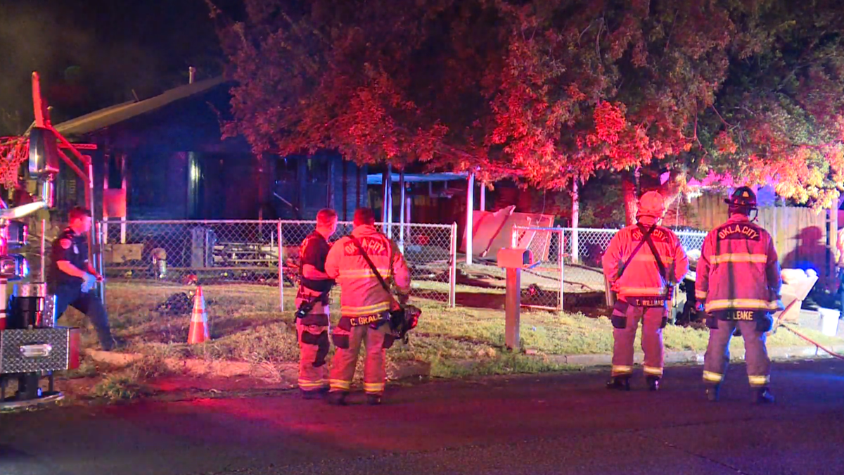 Person rescued after flames spark at southwest OKC home