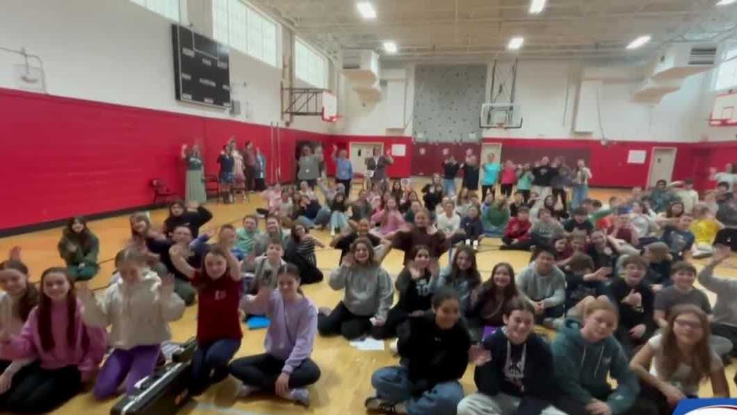 NH weather school visit: Auburn Village School