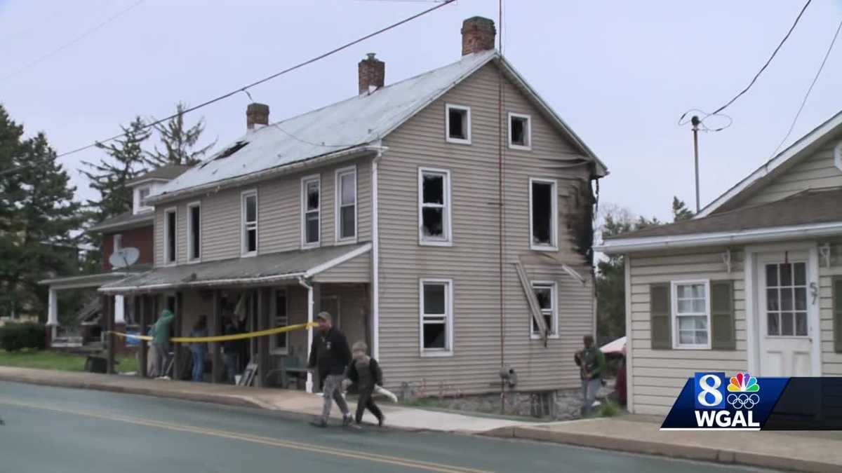 Eleven crews were on scene of a twostory house fire in York County