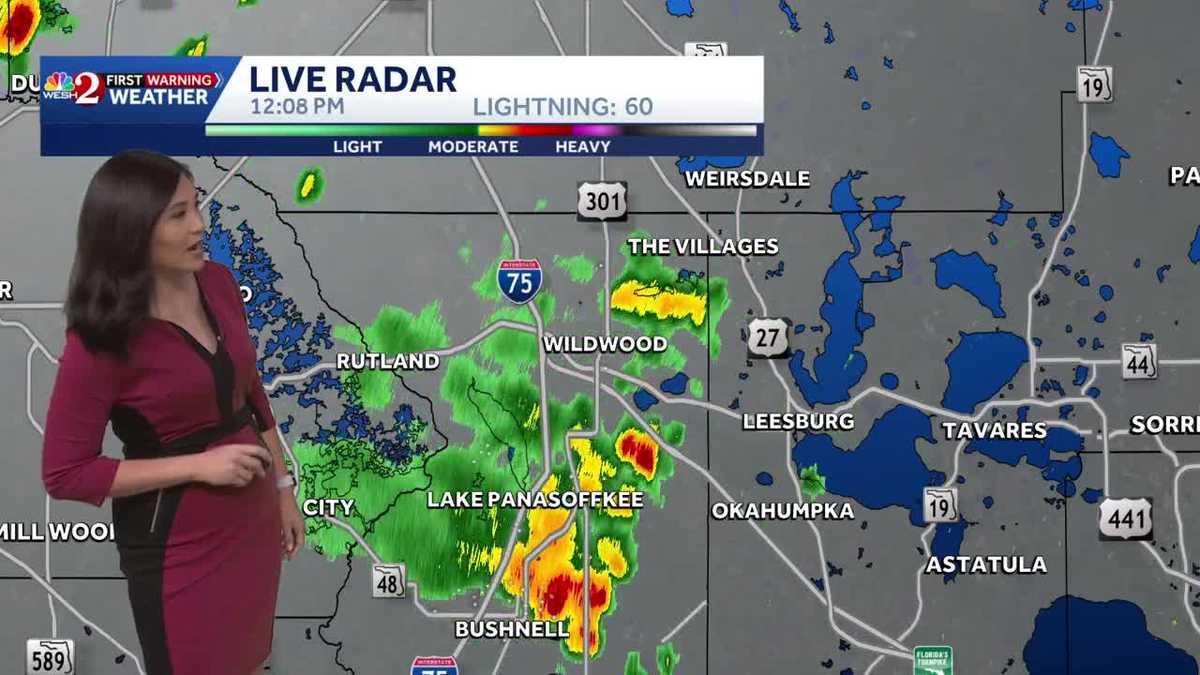 Numerous Storms This Afternoon/Evening