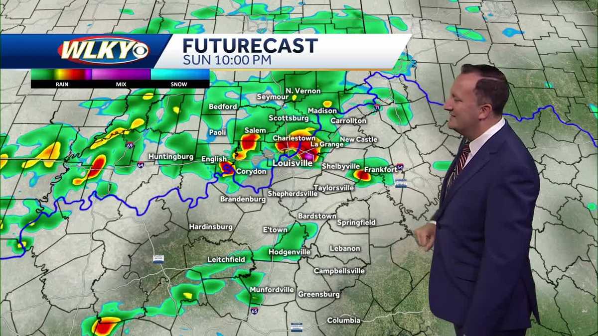 The humid weekend continues with isolated storm chances