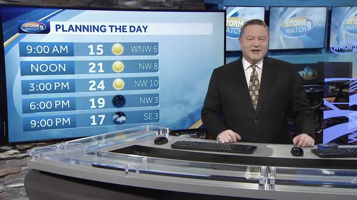 Watch: A chilly start to the weekend