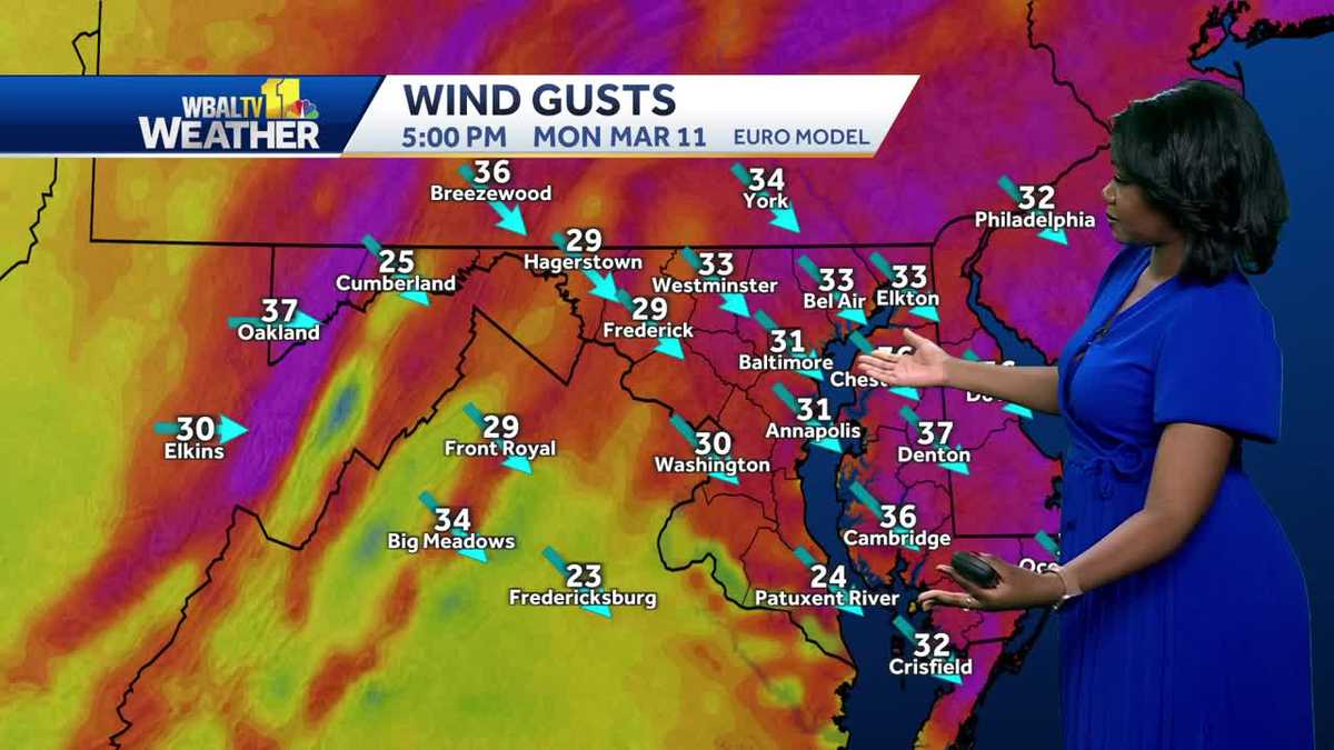 Wind Advisory in place until Monday afternoon