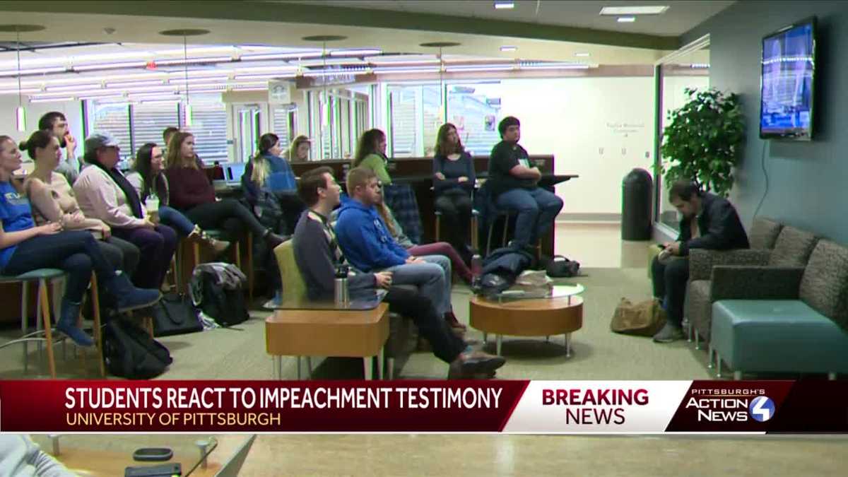 Pitt Law students give thoughts on first day of impeachment hearings
