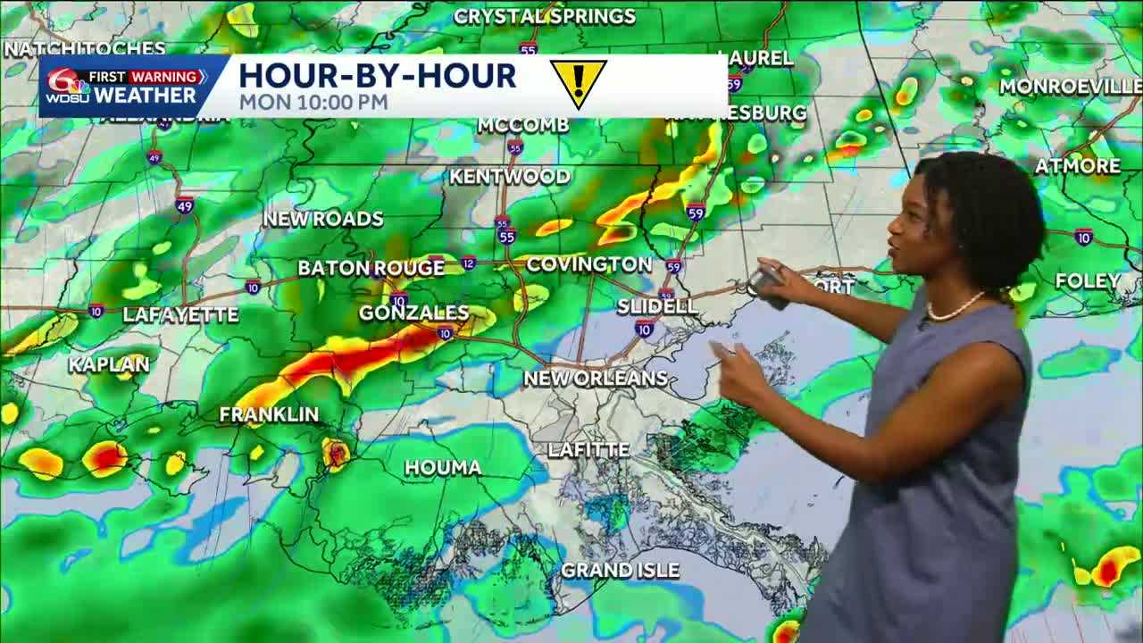 Impact Day: Dry the first half of the day before rain moves in