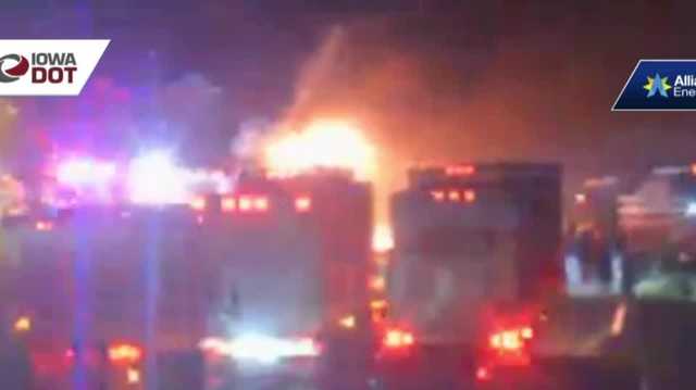 Fiery overnight crash shuts down lanes Interstate 80 for hours - Vimarsana News