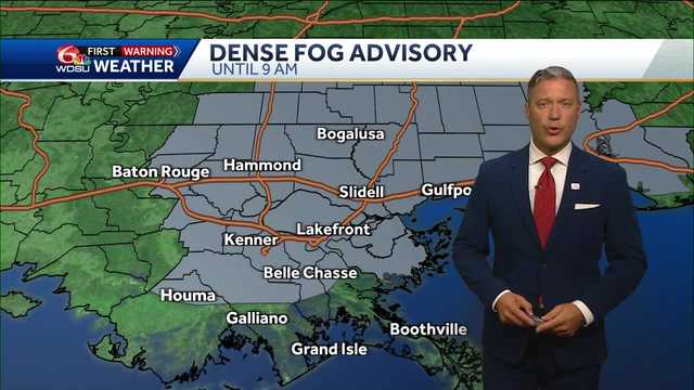 New Orleans fog forecast dense fog advisory high temp weekend - Vimarsana News