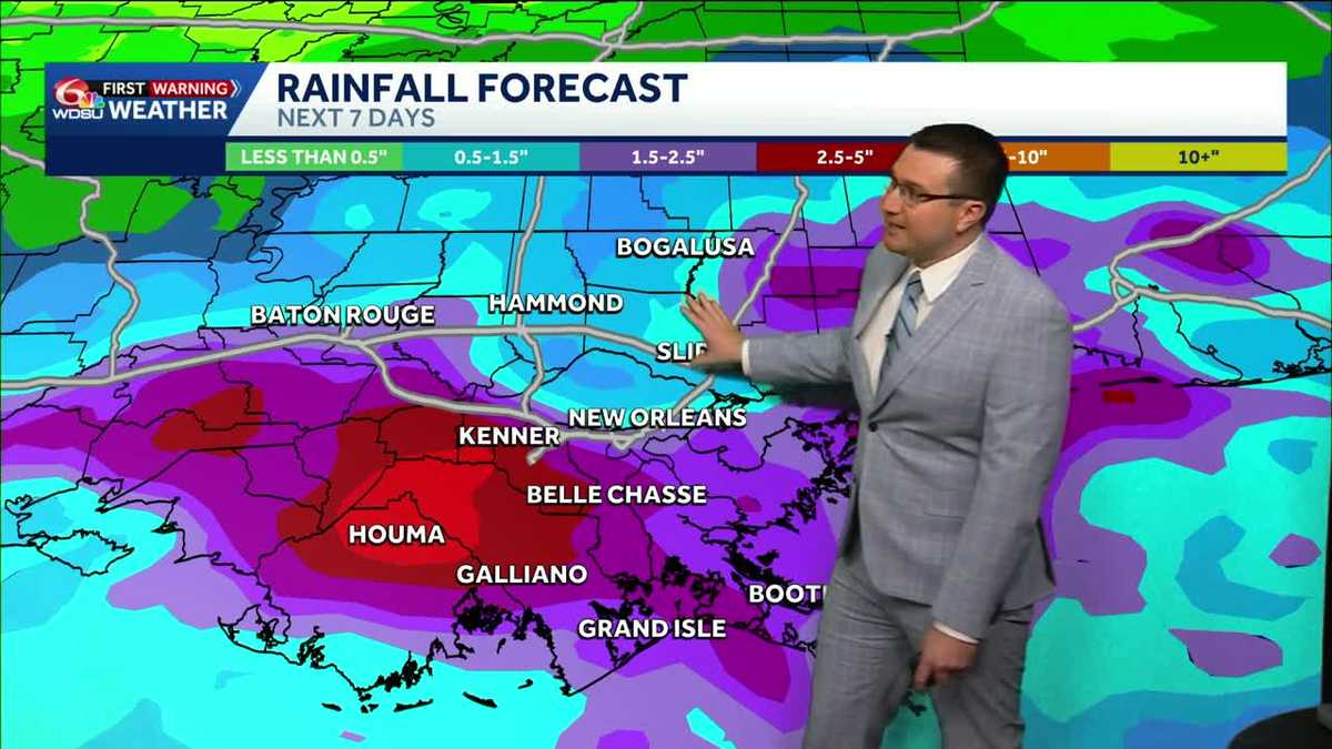 More storms are possible this week in southeast Louisiana