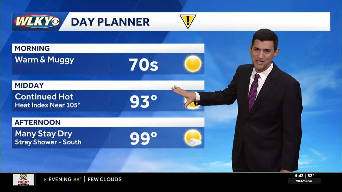 Heat wave peaks today