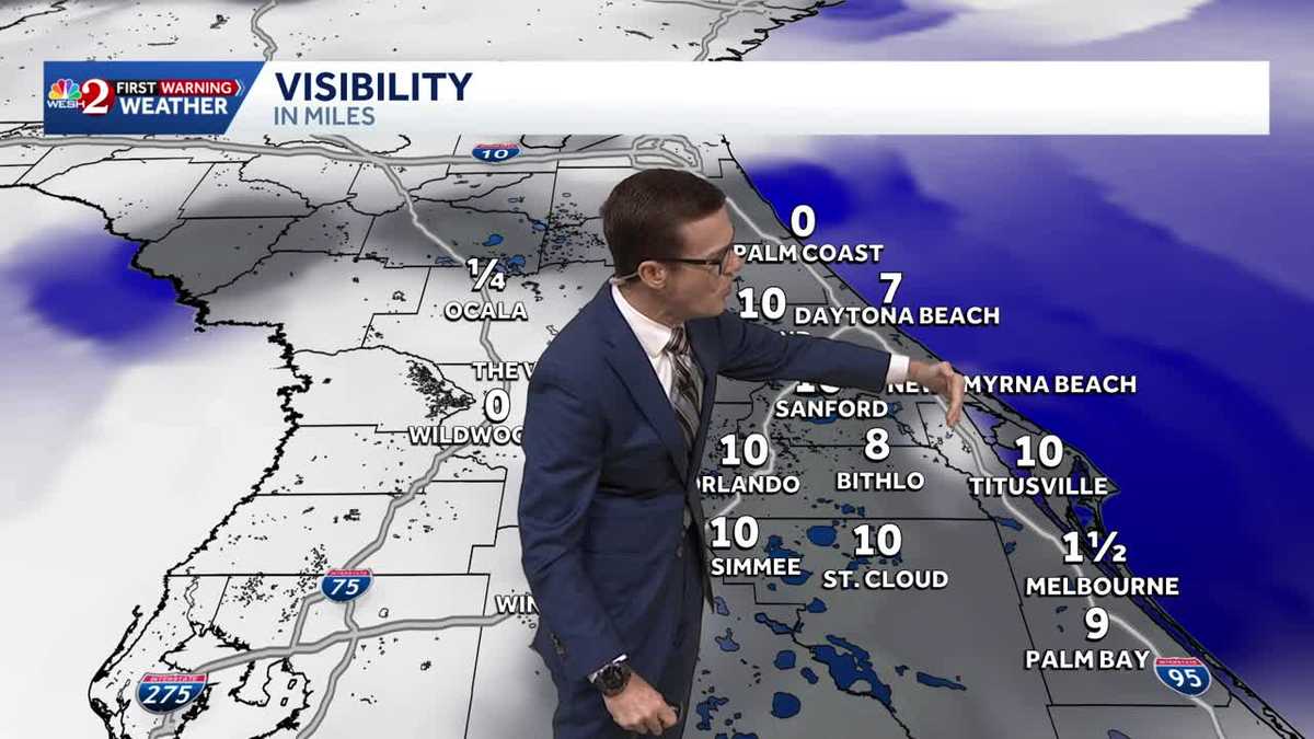 Dense fog this morning, warm and sunny afternoon ahead