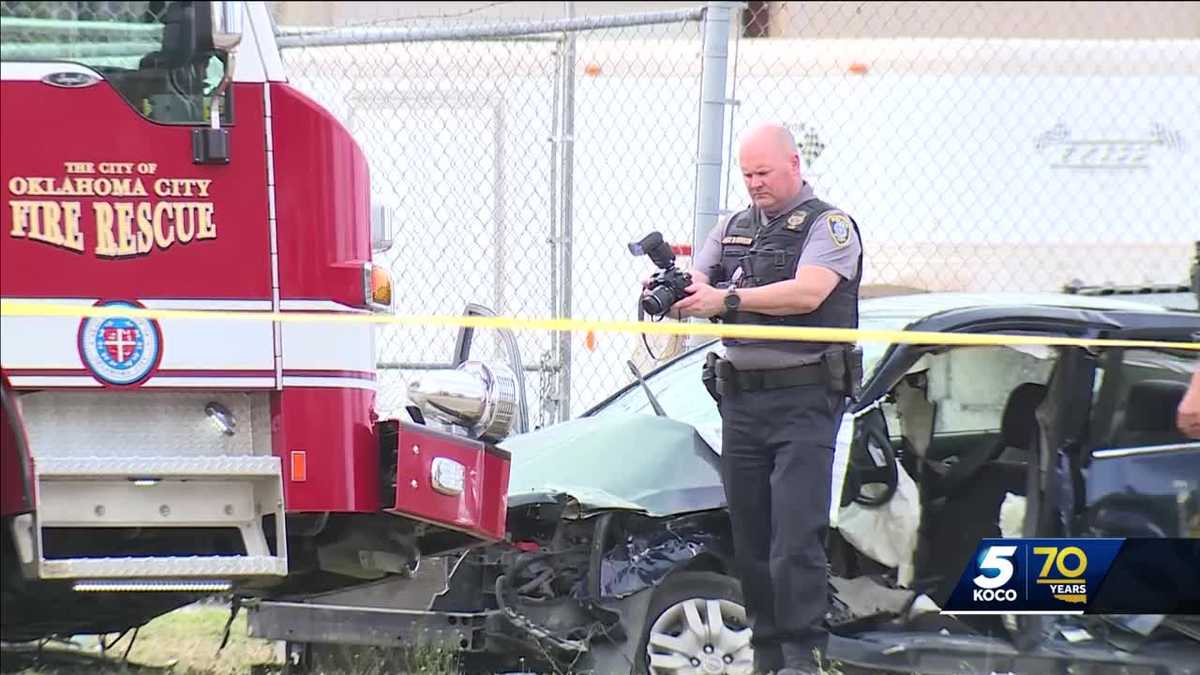 Woman dies after pulling out in front of Oklahoma City firetruck