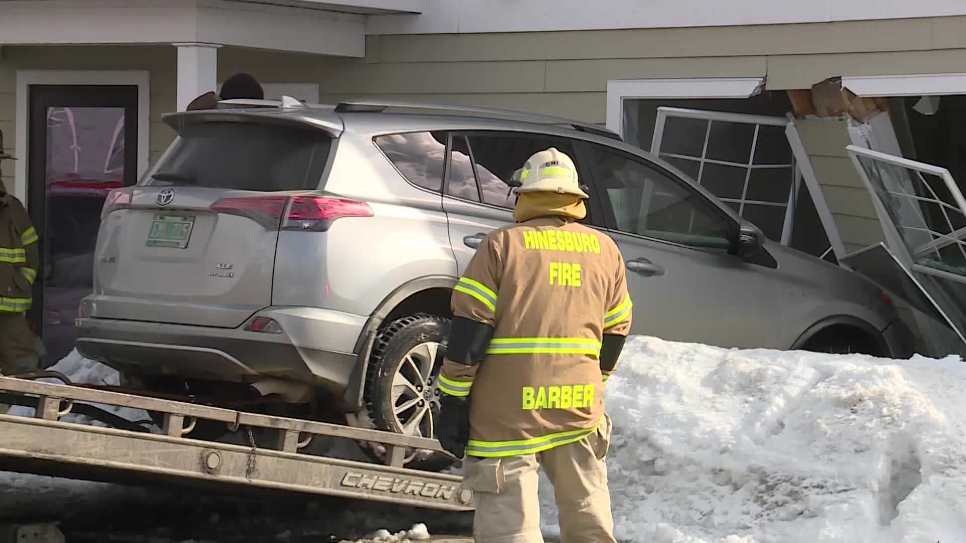 Car crashes into Hinesburg business - Vimarsana News