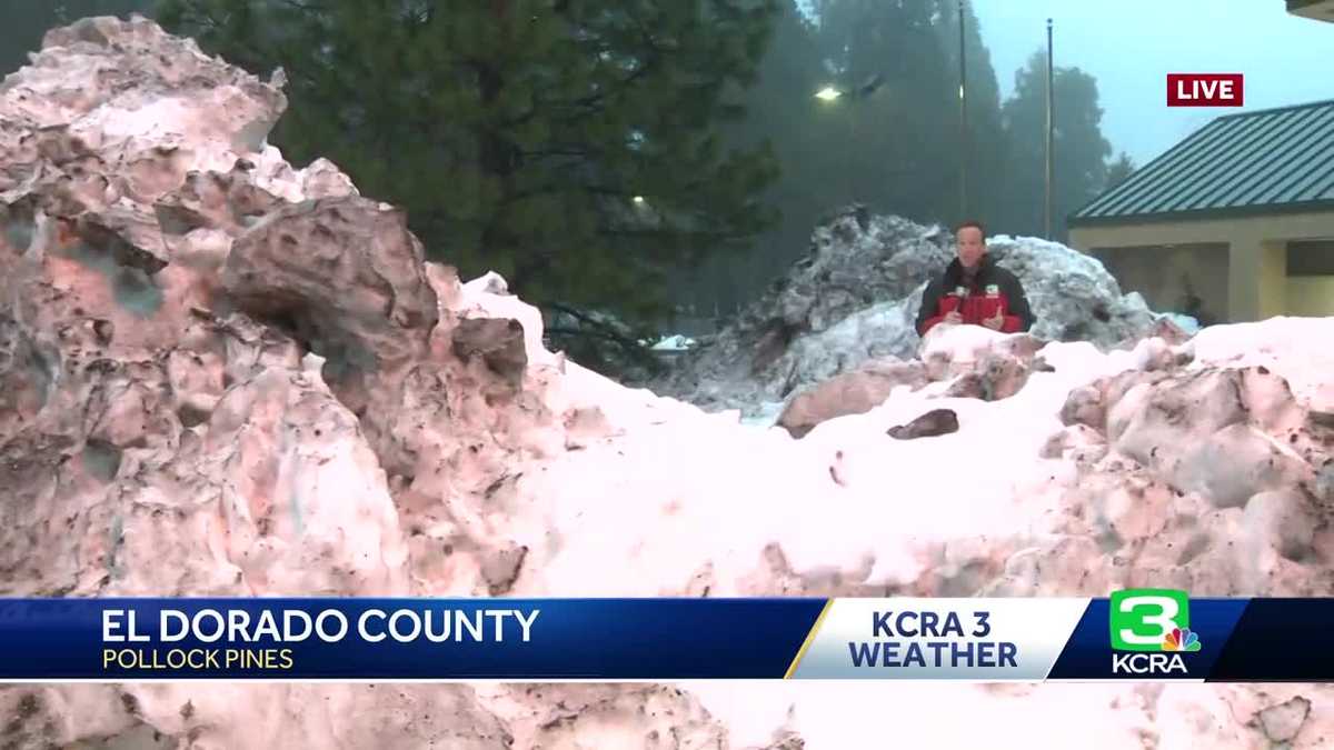 Snowy weather leads to concerns in Pollock Pines