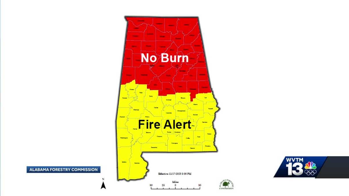 Noburn order lifted for counties in southern half of Alabama