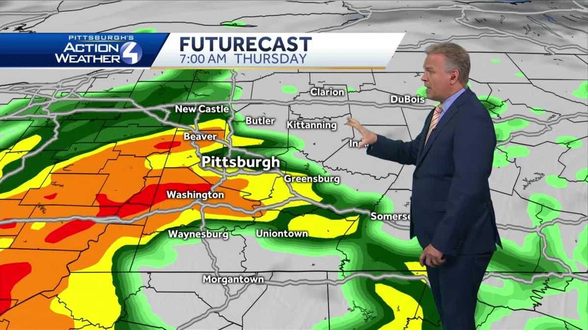 Mostly cloudy skies tonight, rain showers moving in after midnight