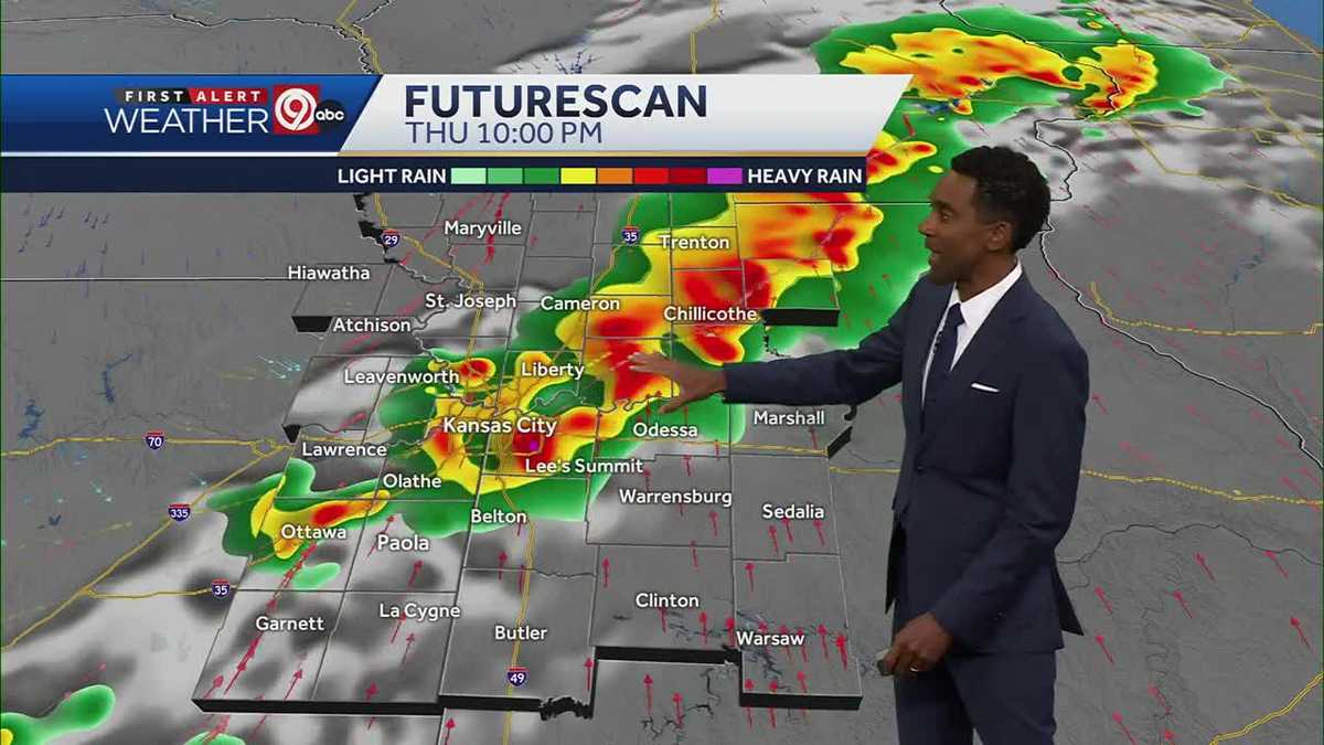 Kansas City weather Clear tonight, warm and windy Thursday