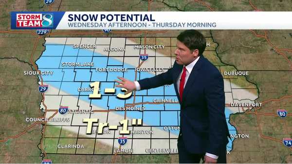 Iowa weather: Tracking more snow chances later this week
