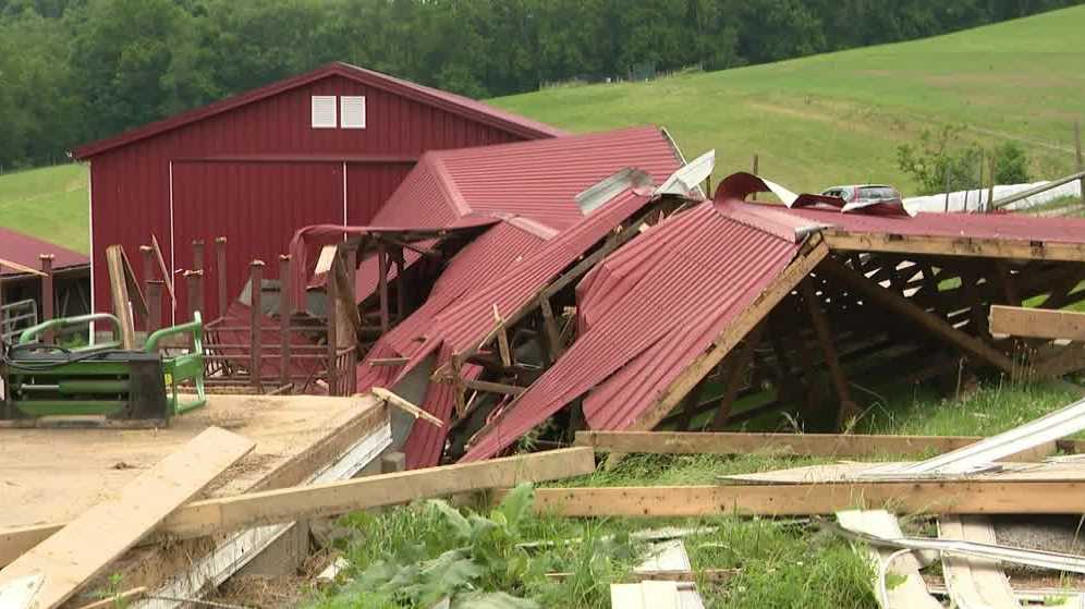 215-year-old barn destroyed after tornado touched down in Washington County