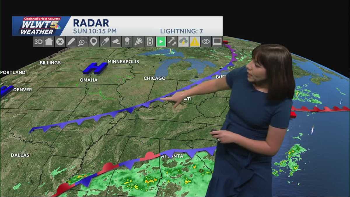 Fall weather to start the week in Cincinnati - WLWT
