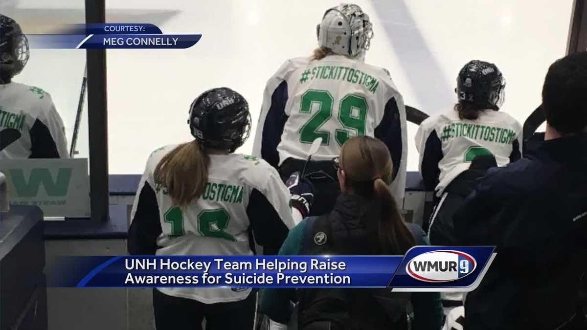 UNH women's hockey team helps raise awareness for suicide prevention