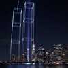 9/11 commemoration display creates Twin Towers made of lit drones
