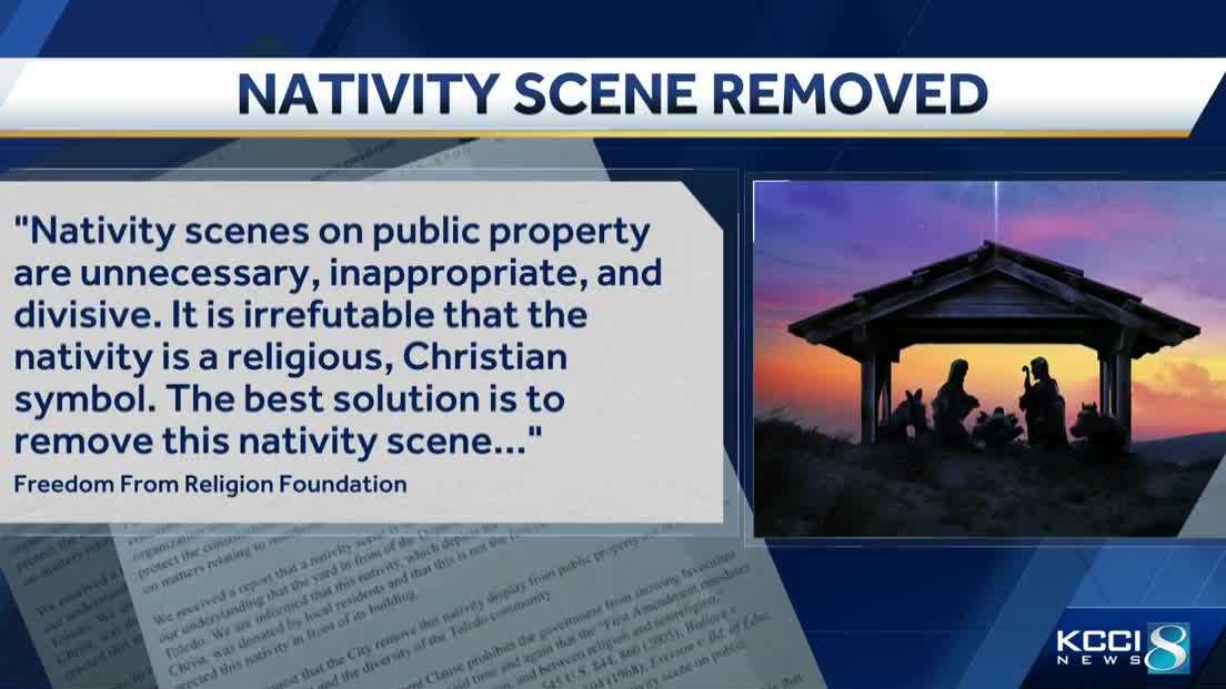 Toledo moves nativity display after complaint about separation between church and state