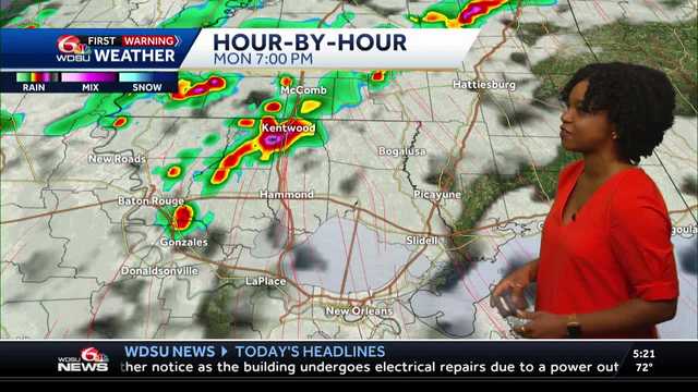 Warm, muggy week ahead with increased rain chances