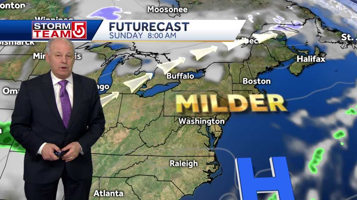 Video: Mild air, sunshine returns for weekend