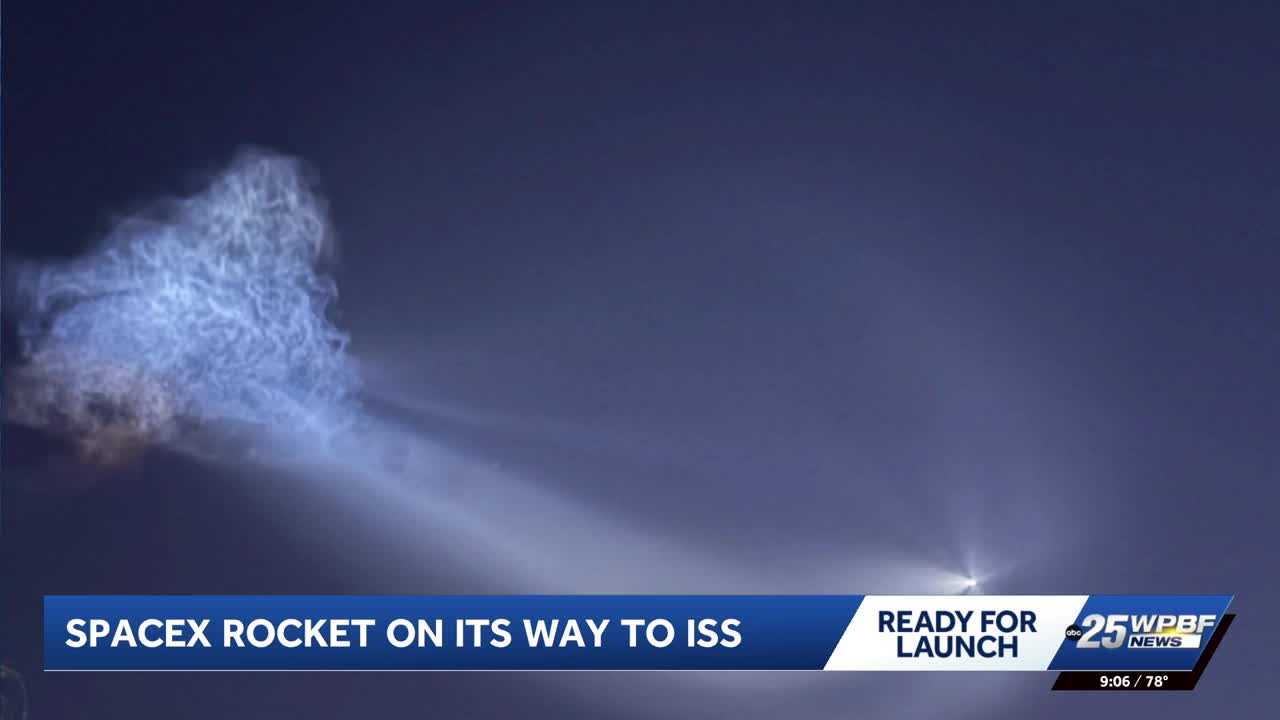 ‘All eyes in the sky’: SpaceX rocket launch creates jellyfish-like cloud over Florida