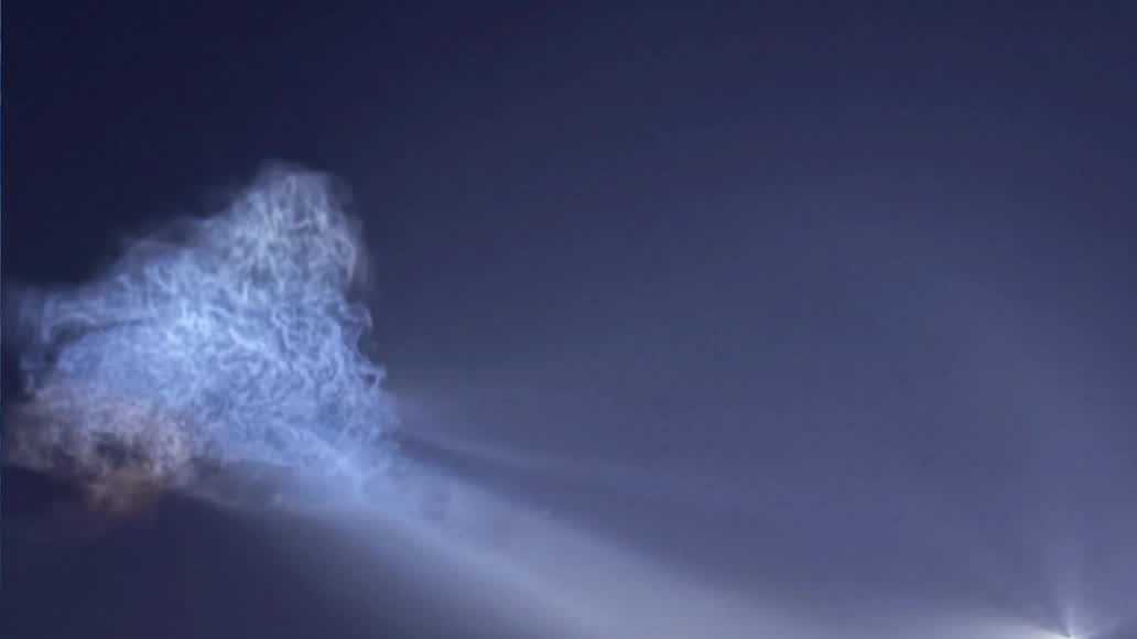 SpaceX rocket launch creates jellyfish-like cloud over Florida - WPBF