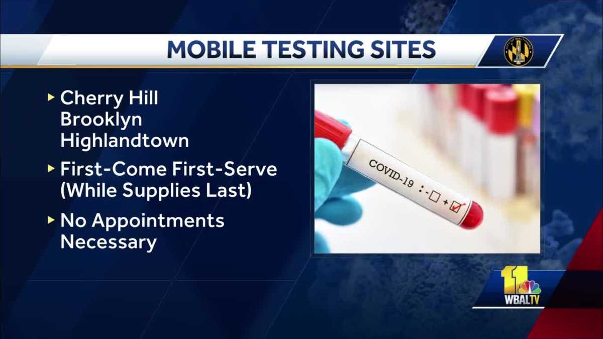 3 New Mobile Coronavirus Testing Sites Opening In Baltimore