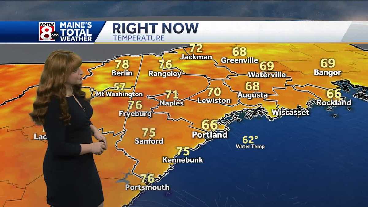 Spotty showers through tonight and Saturday